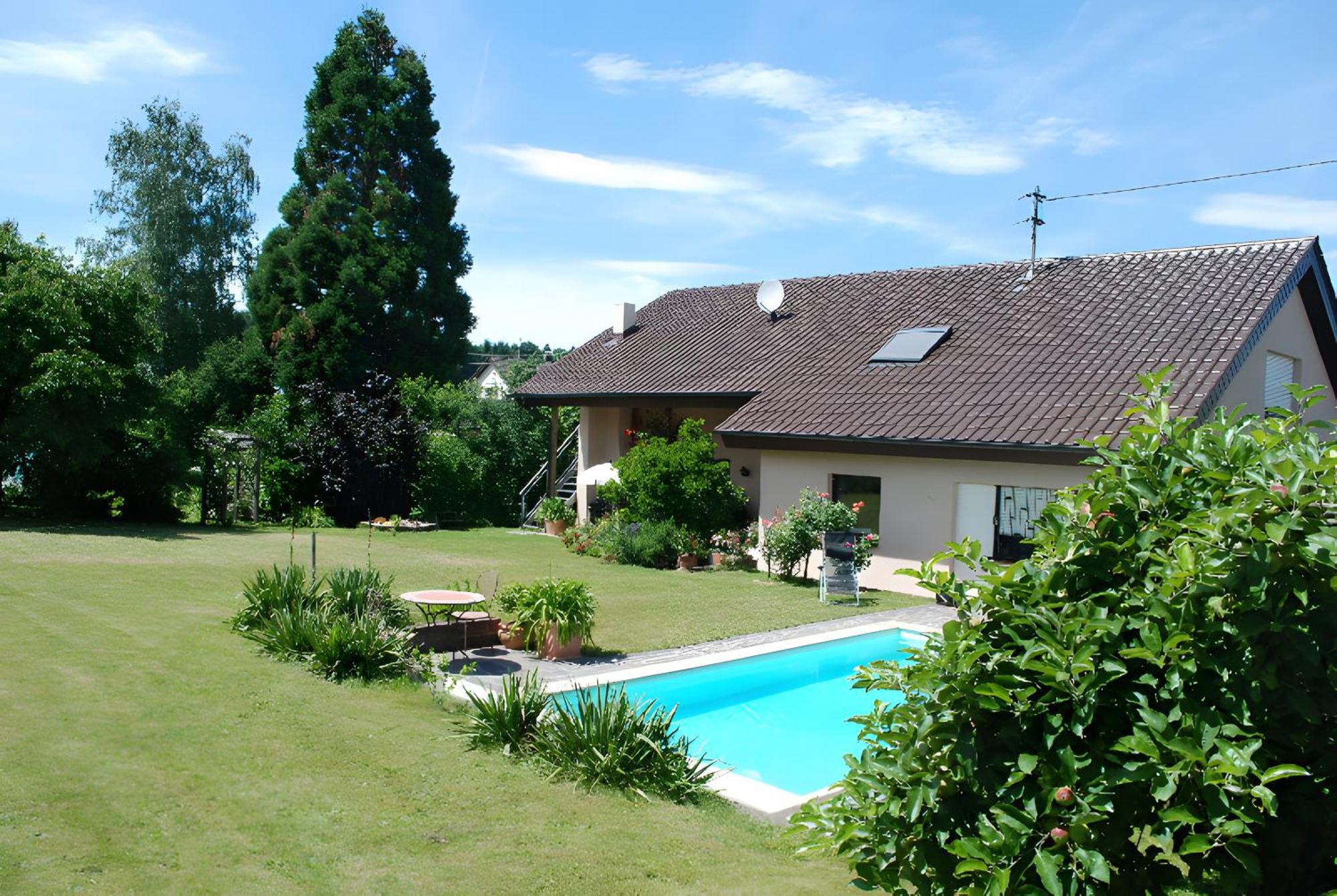 Ferienwohnung Mit Pool Straubenhardt Ngoại thất bức ảnh